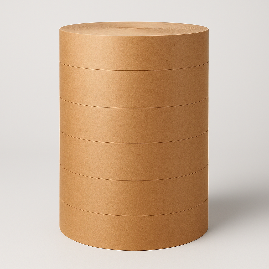 Feelcom rollo de papel kraft natural Feelcom para empaque industrial y fabricación de sacos